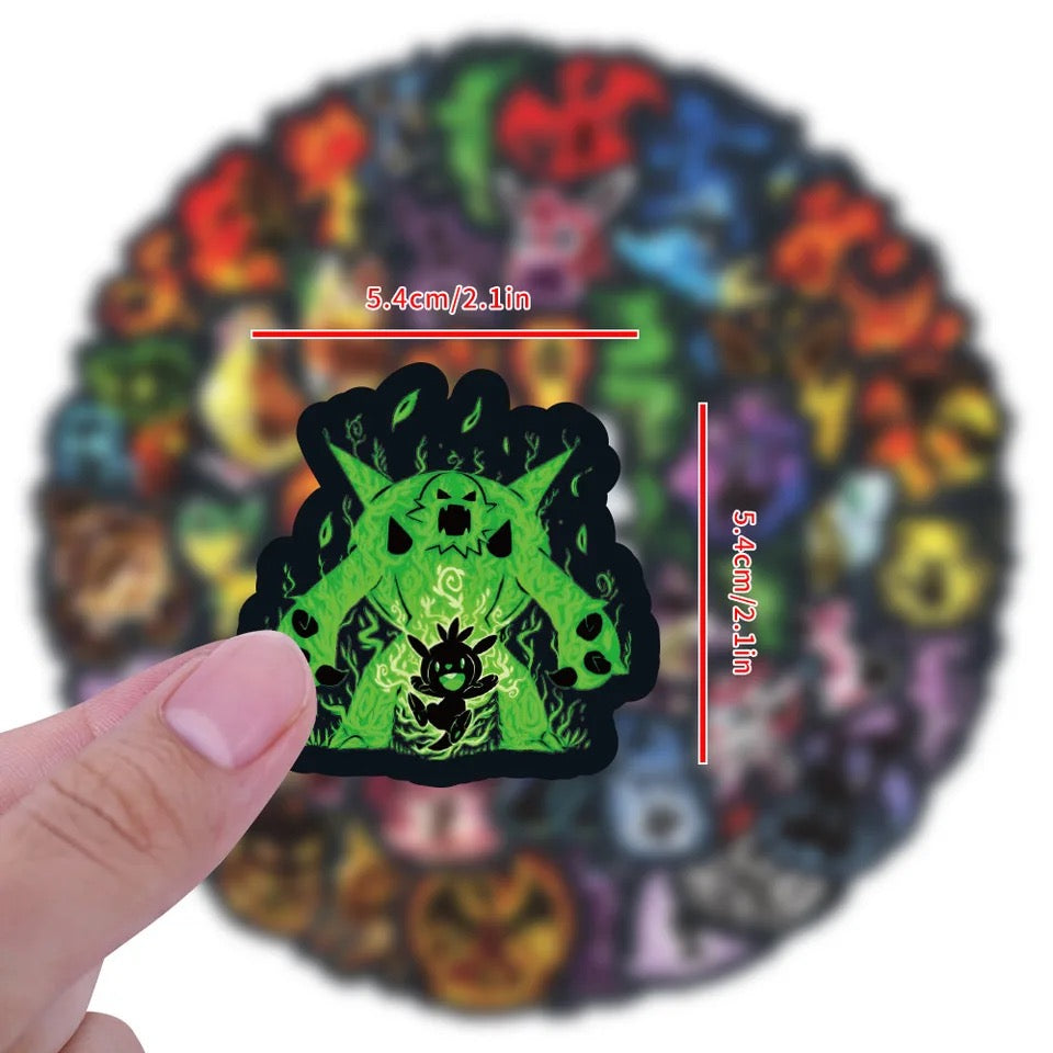 POKEMON NEON LIGHT STICKERS