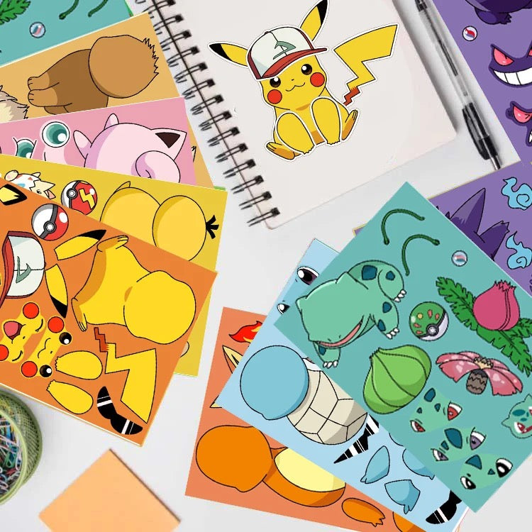 DIY PUZZLE STICKER POKEMON