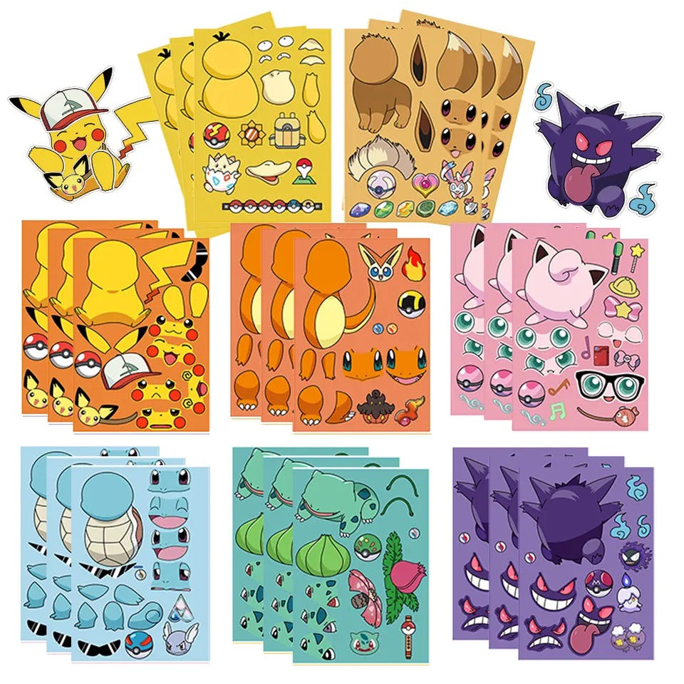 DIY PUZZLE STICKER POKEMON