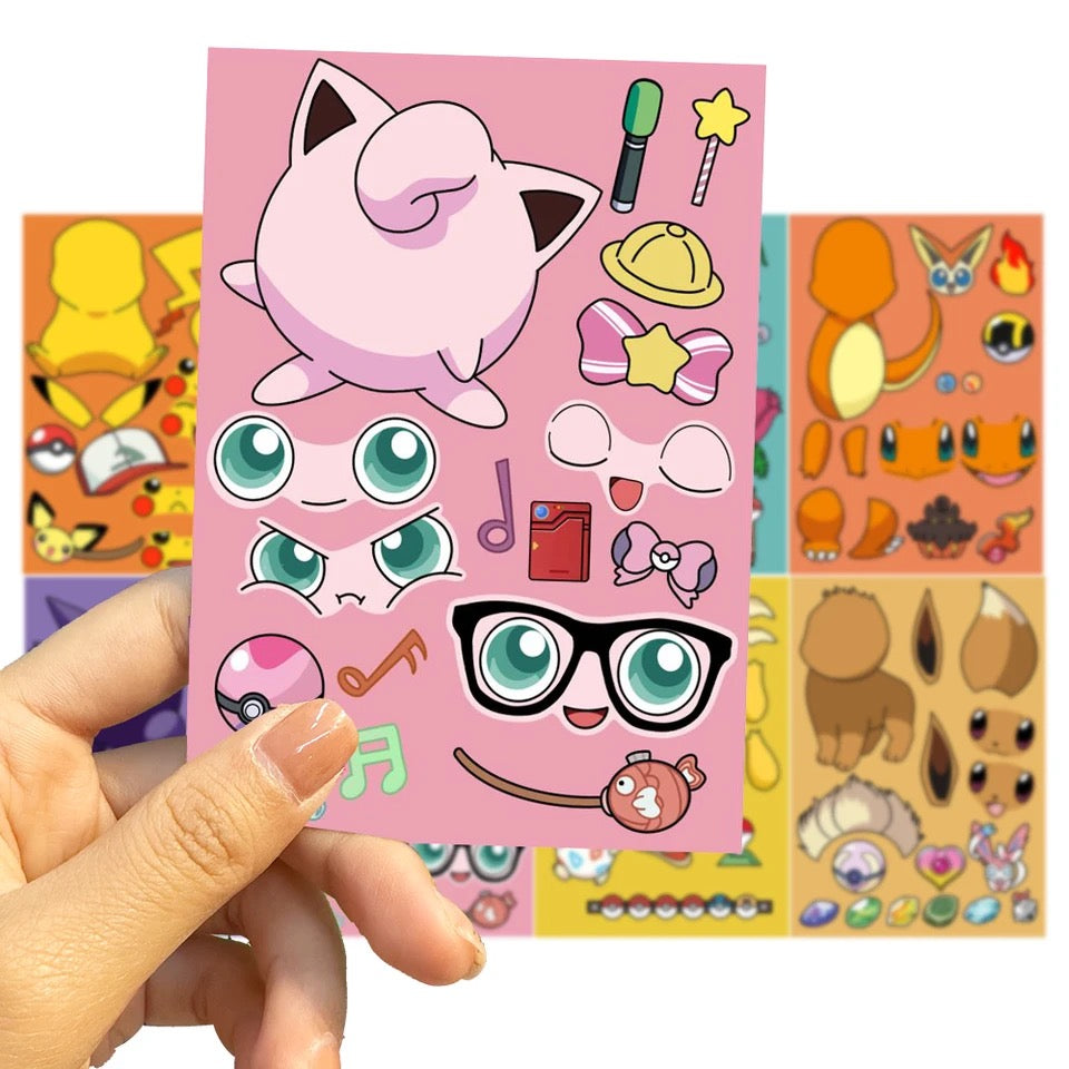 DIY PUZZLE STICKER POKEMON