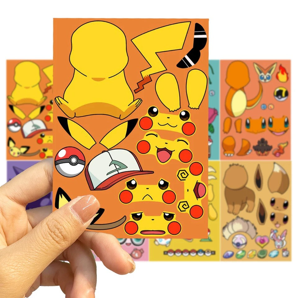 DIY PUZZLE STICKER POKEMON