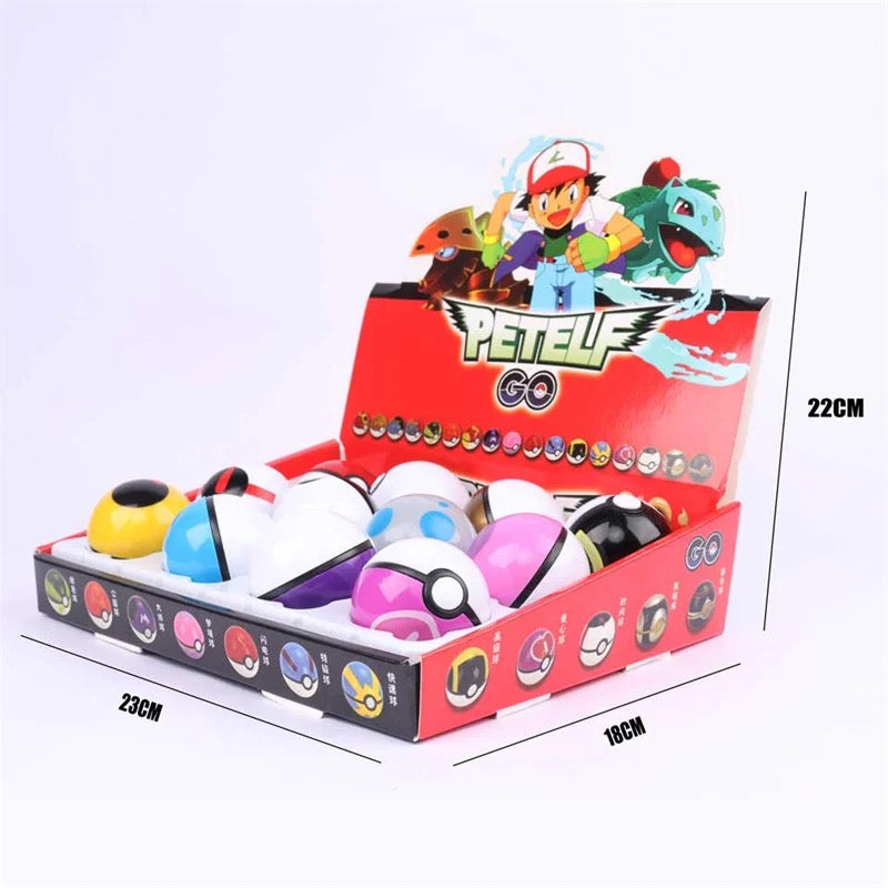 12pcs Set PokeBalls Pokemon